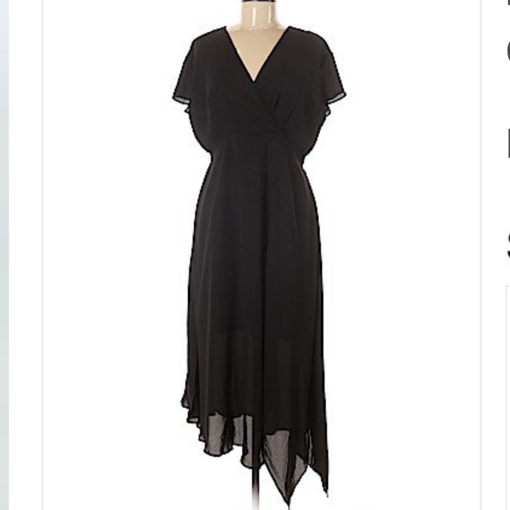 NWT Short Sleeve Black Dress